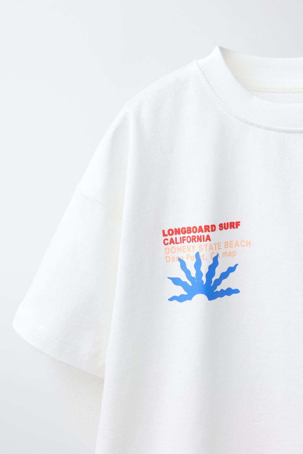 ФУТБОЛКА С ПРИНТОМ «СЕРФИНГ»