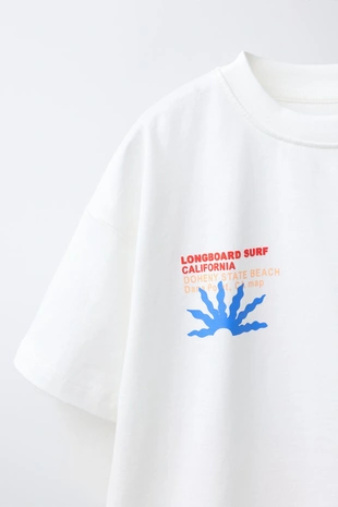 Футболка с принтом «серфинг»- Заказать в России