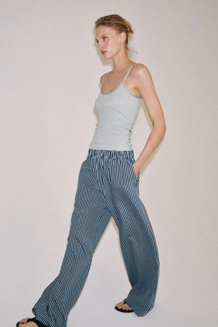 Брюки Wide-Leg в полоску — Zw Collection- Заказать в России