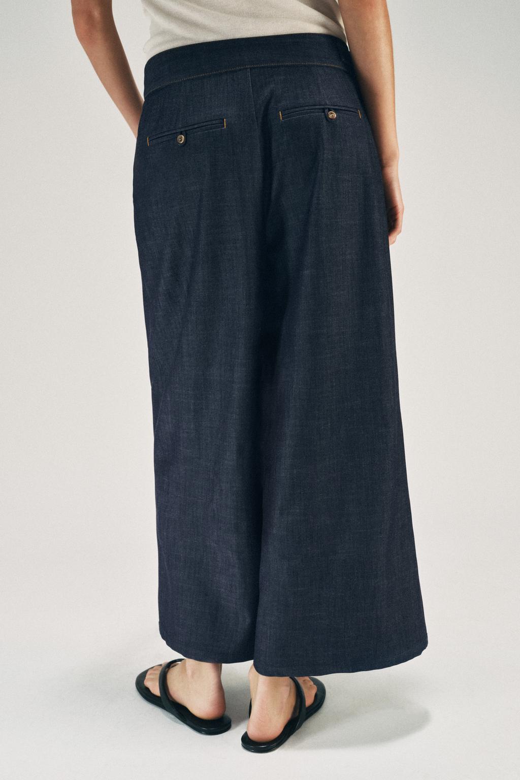 БРЮКИ-КЮЛОТЫ С ХЛЯСТИКОМ