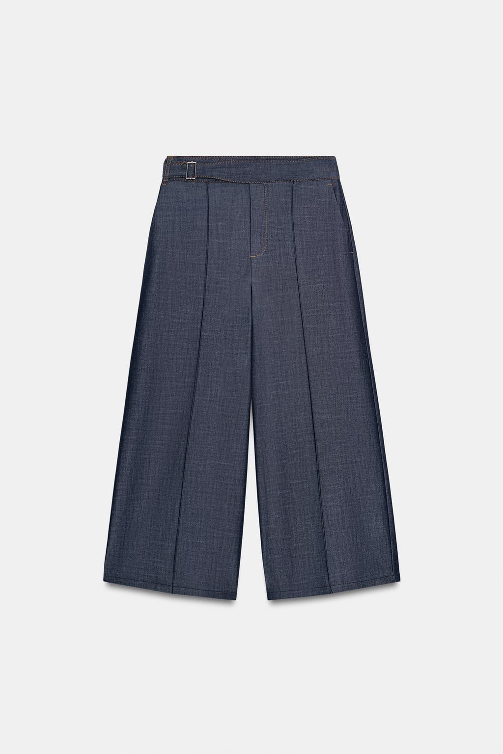 БРЮКИ-КЮЛОТЫ С ХЛЯСТИКОМ