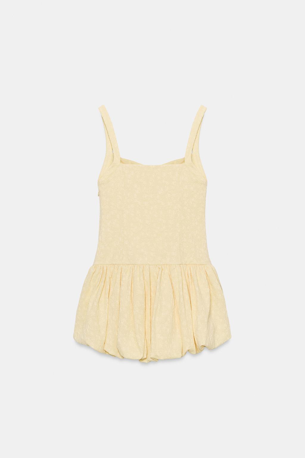 МИНИ-ПЛАТЬЕ ОБЪЕМНОГО КРОЯ