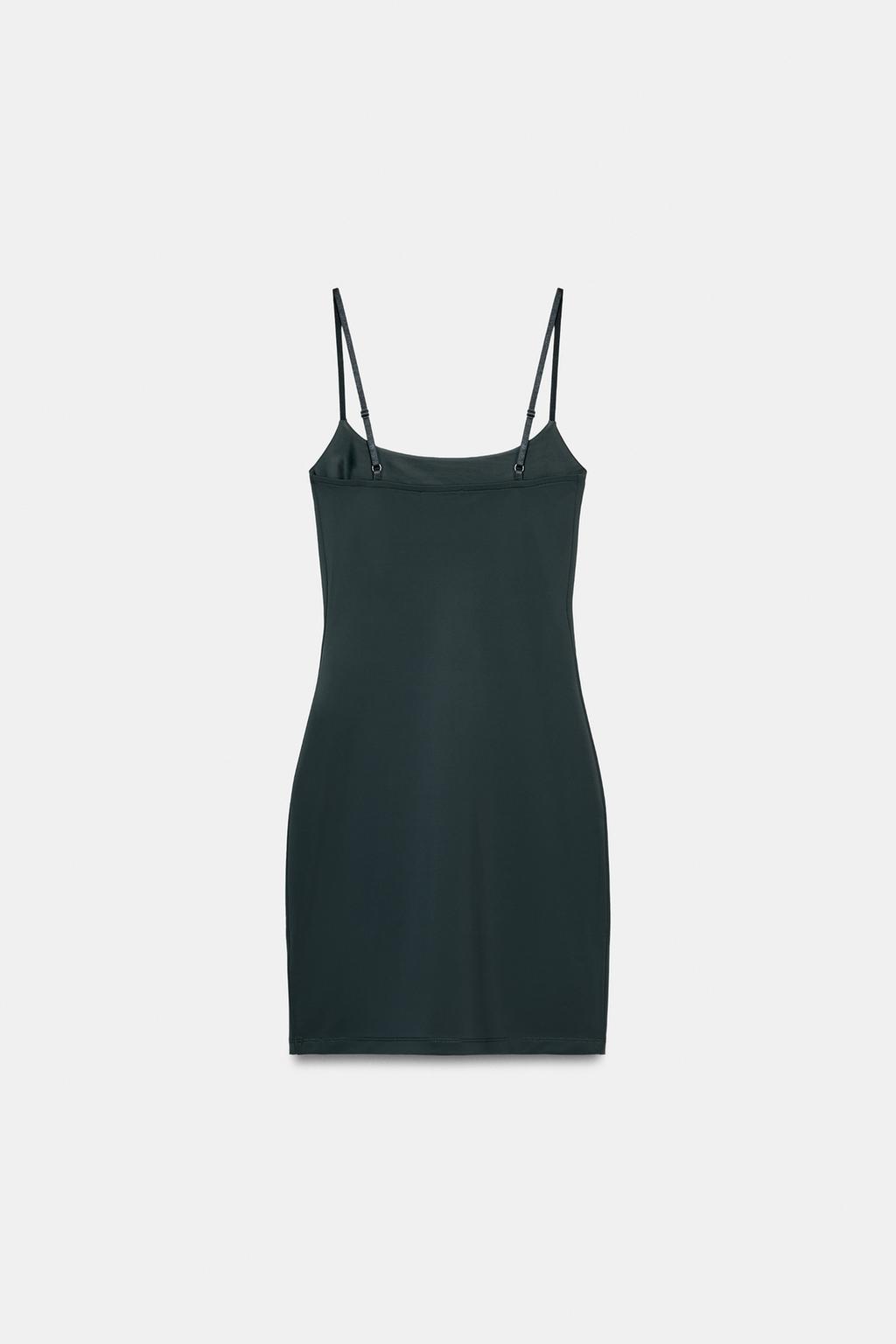 ПЛАТЬЕ ИЗ СМЕСОВОГО ПОЛИАМИДА НА БРЕТЕЛЯХ