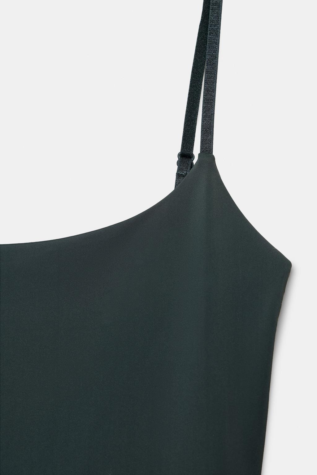 ПЛАТЬЕ ИЗ СМЕСОВОГО ПОЛИАМИДА НА БРЕТЕЛЯХ