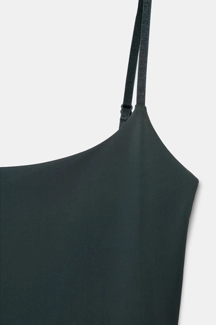 Платье из смесового полиамида на бретелях- Заказать в России