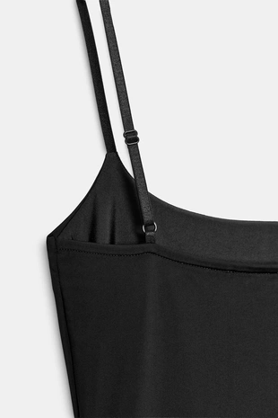 Платье из смесового полиамида на бретелях- Заказать в России