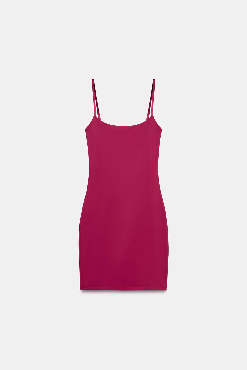 ПЛАТЬЕ ИЗ СМЕСОВОГО ПОЛИАМИДА НА БРЕТЕЛЯХ