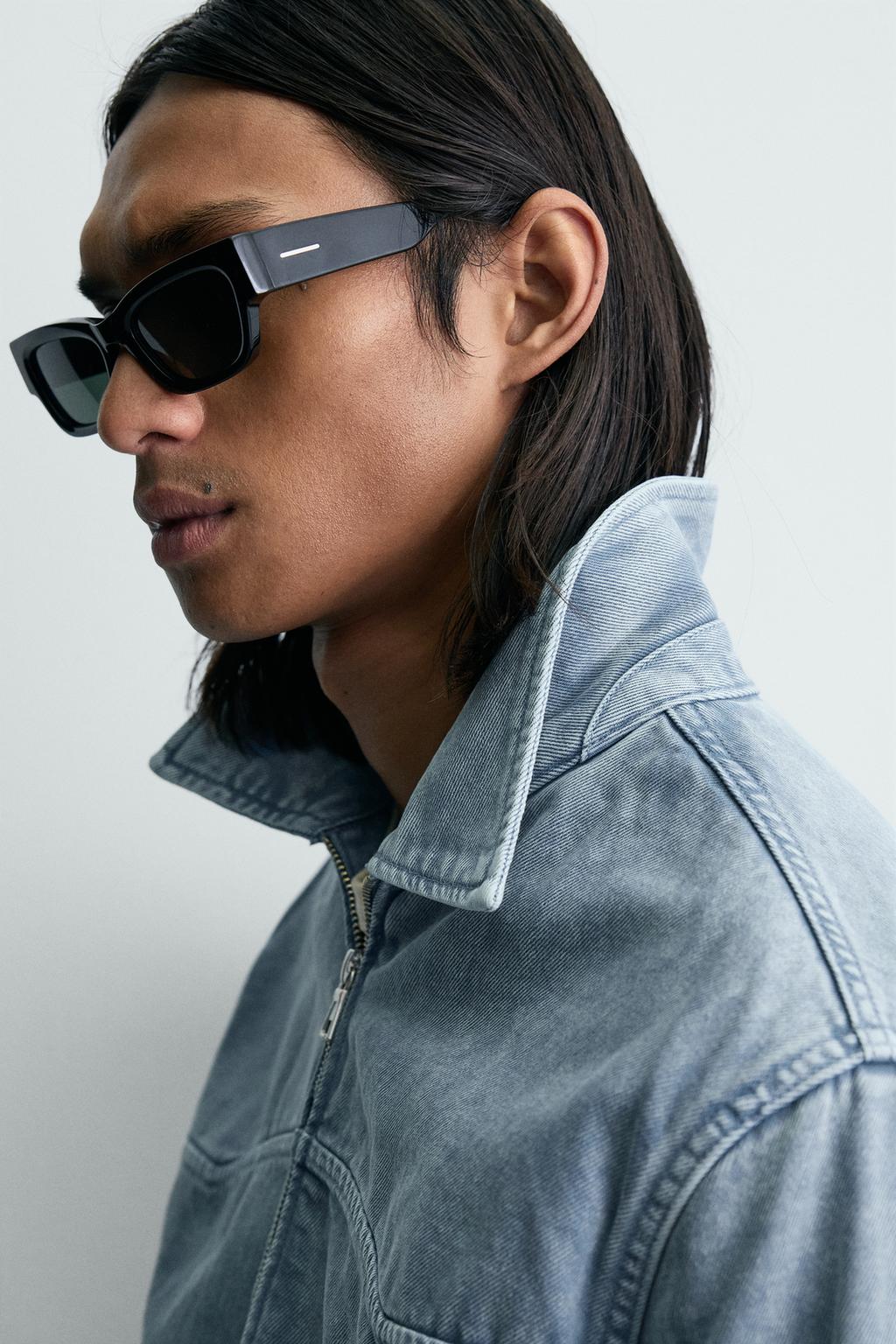 УКОРОЧЕННАЯ КУРТКА С ЭФФЕКТОМ ПОТЕРТОСТИ