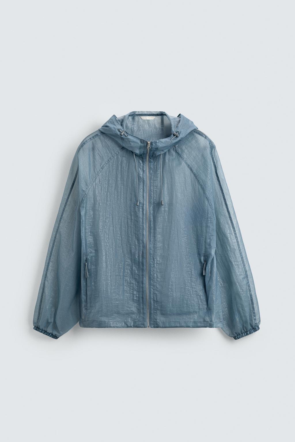 УКОРОЧЕННАЯ КУРТКА ИЗ ЛЕГКОЙ ВЫСОКОТЕХНОЛОГИЧНОЙ ТКАНИ