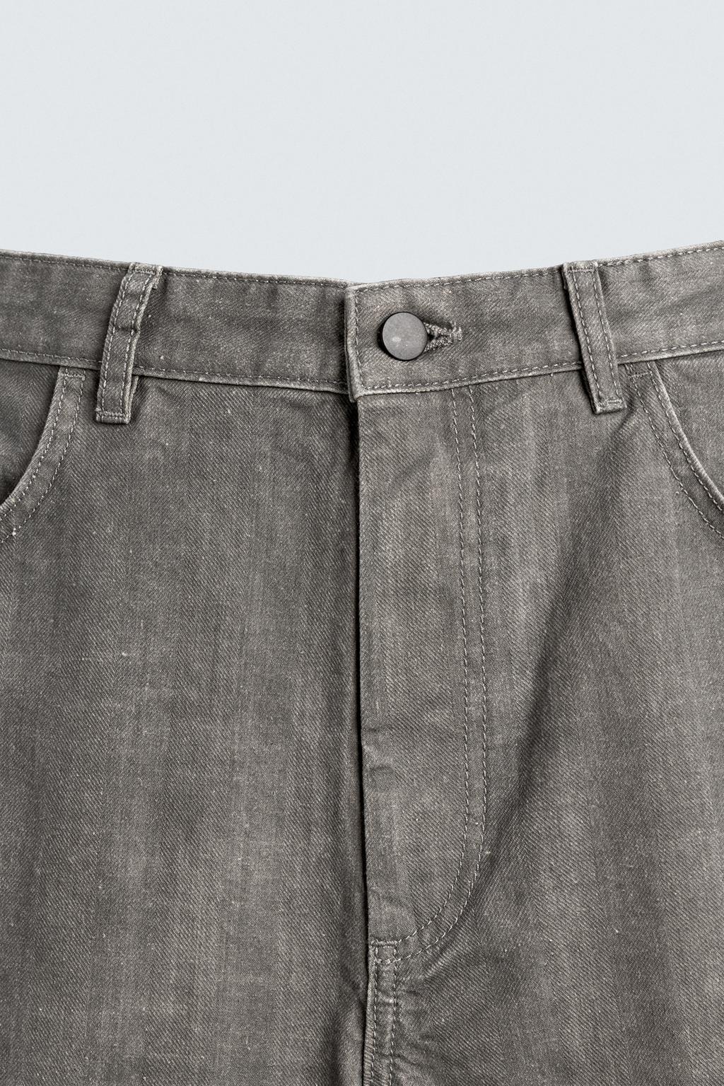 БРЮКИ STRAIGHT FIT В ЕЛОЧКУ