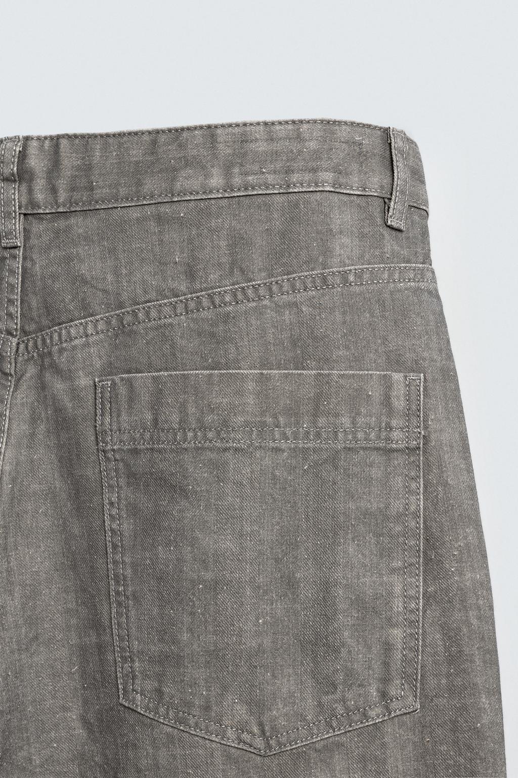 БРЮКИ STRAIGHT FIT В ЕЛОЧКУ