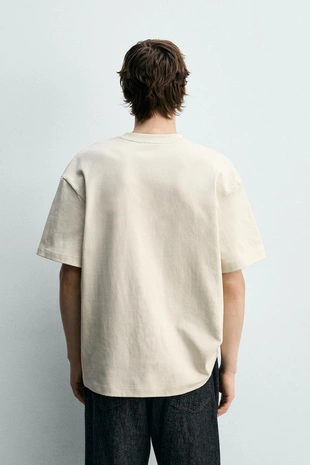 Футболка Relaxed Fit из интерлока- Заказать в России