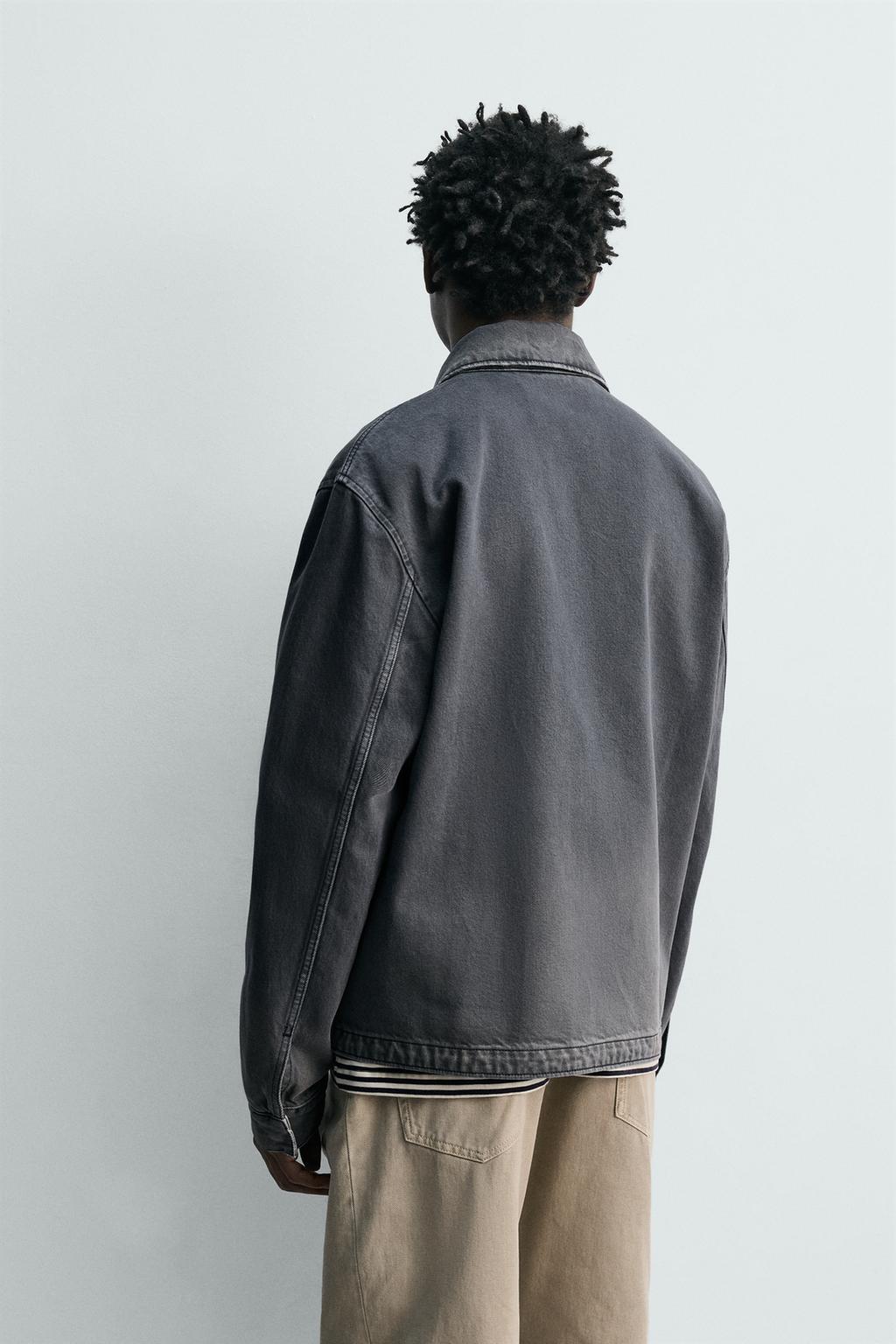 ДЖИНСОВАЯ КУРТКА REGULAR FIT НА МОЛНИИ