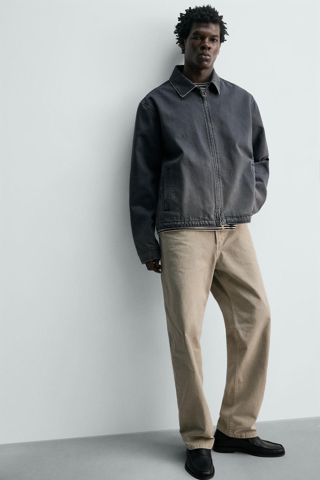 ДЖИНСОВАЯ КУРТКА REGULAR FIT НА МОЛНИИ