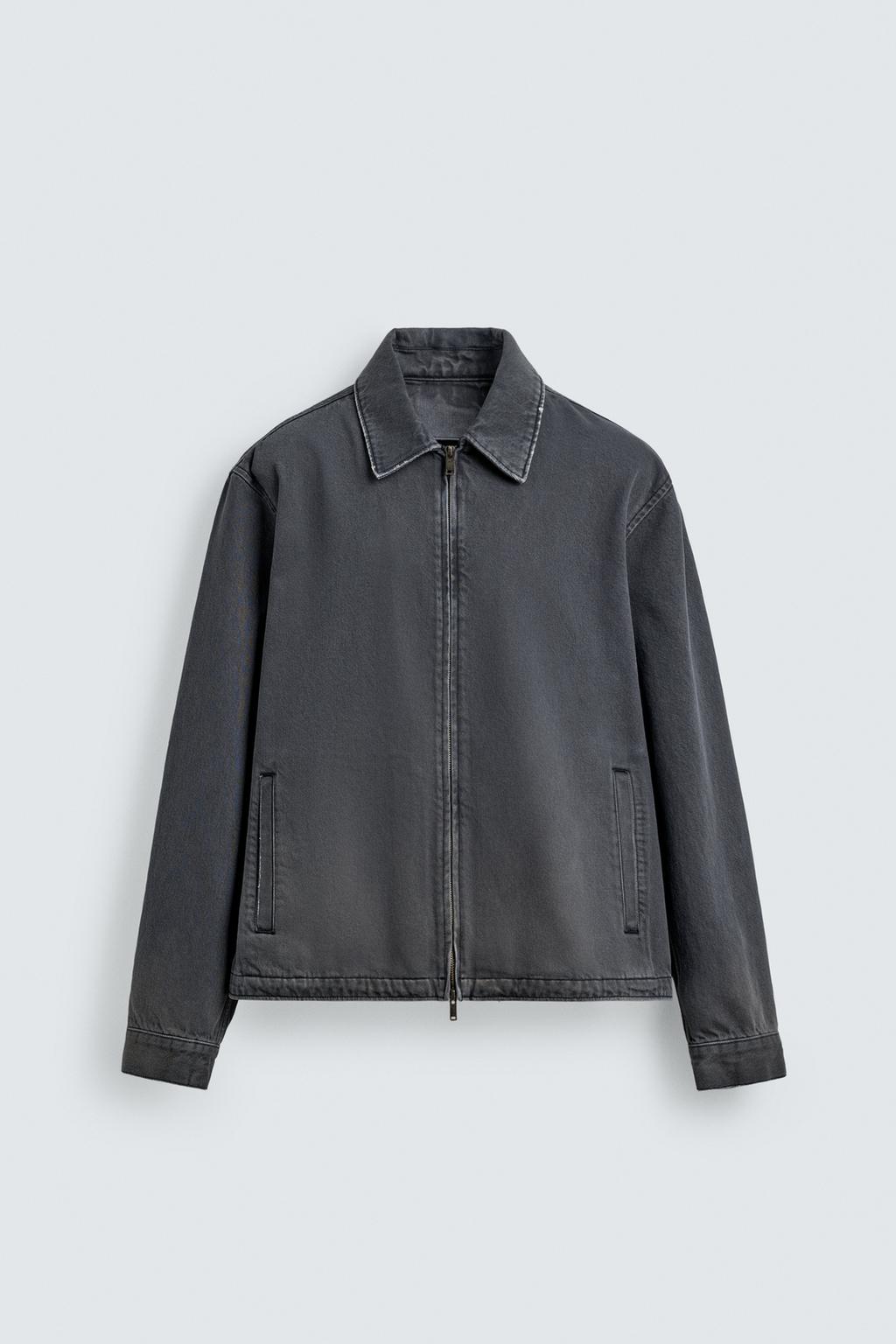 ДЖИНСОВАЯ КУРТКА REGULAR FIT НА МОЛНИИ