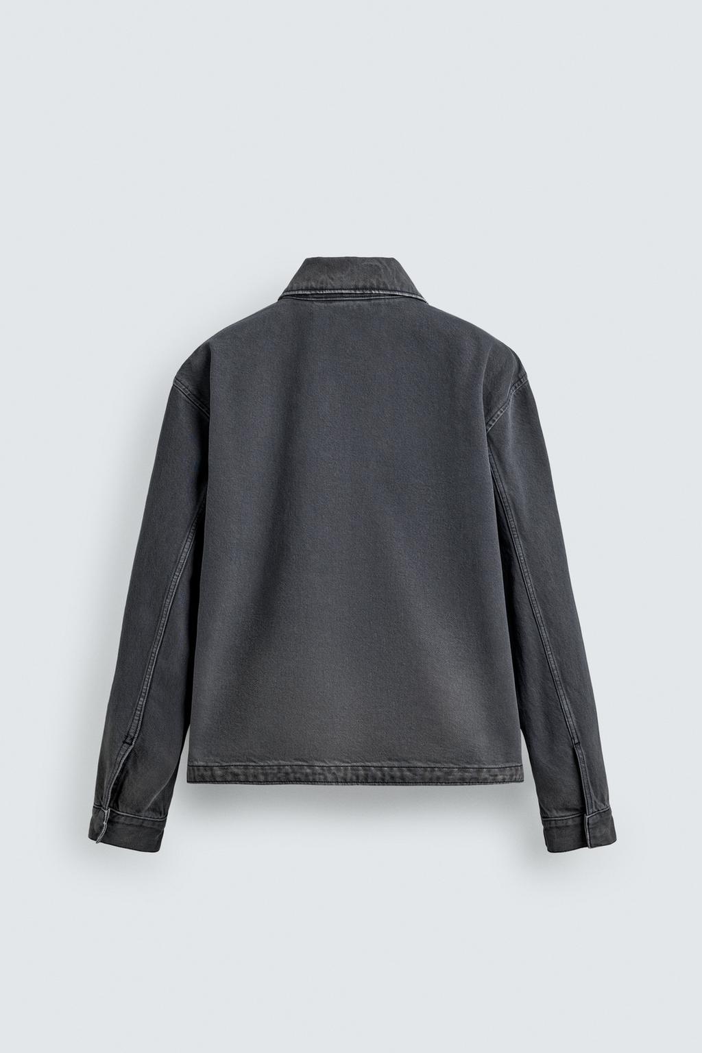 ДЖИНСОВАЯ КУРТКА REGULAR FIT НА МОЛНИИ