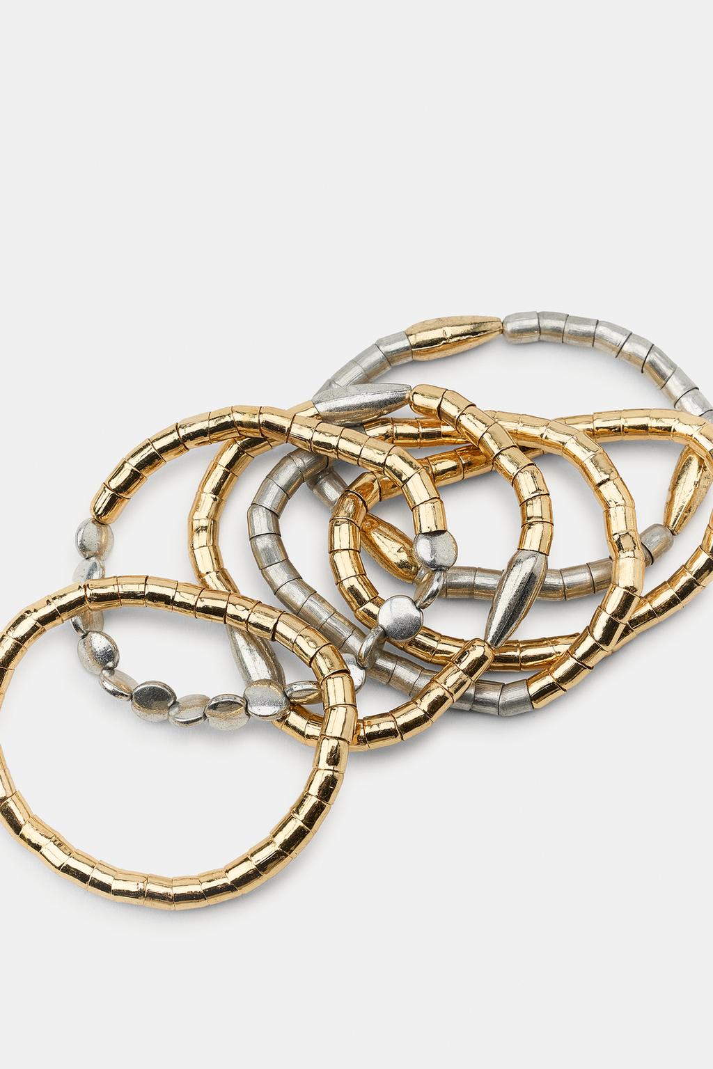 НАБОР КОМБИНИРОВАННЫХ ЭЛАСТИЧНЫХ БРАСЛЕТОВ