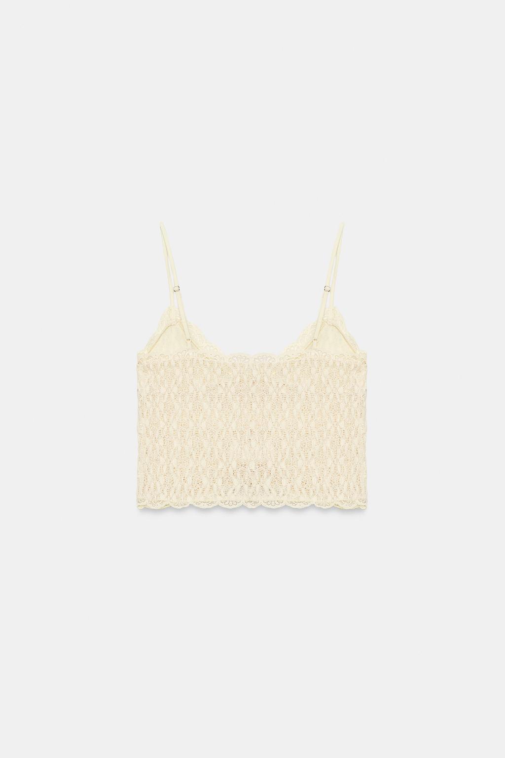 КРУЖЕВНОЙ ТОП С ЗАВЯЗКАМИ