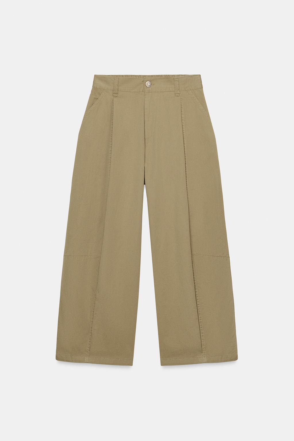 БРЮКИ-БАЛЛОНЫ С ЗАЩИПАМИ