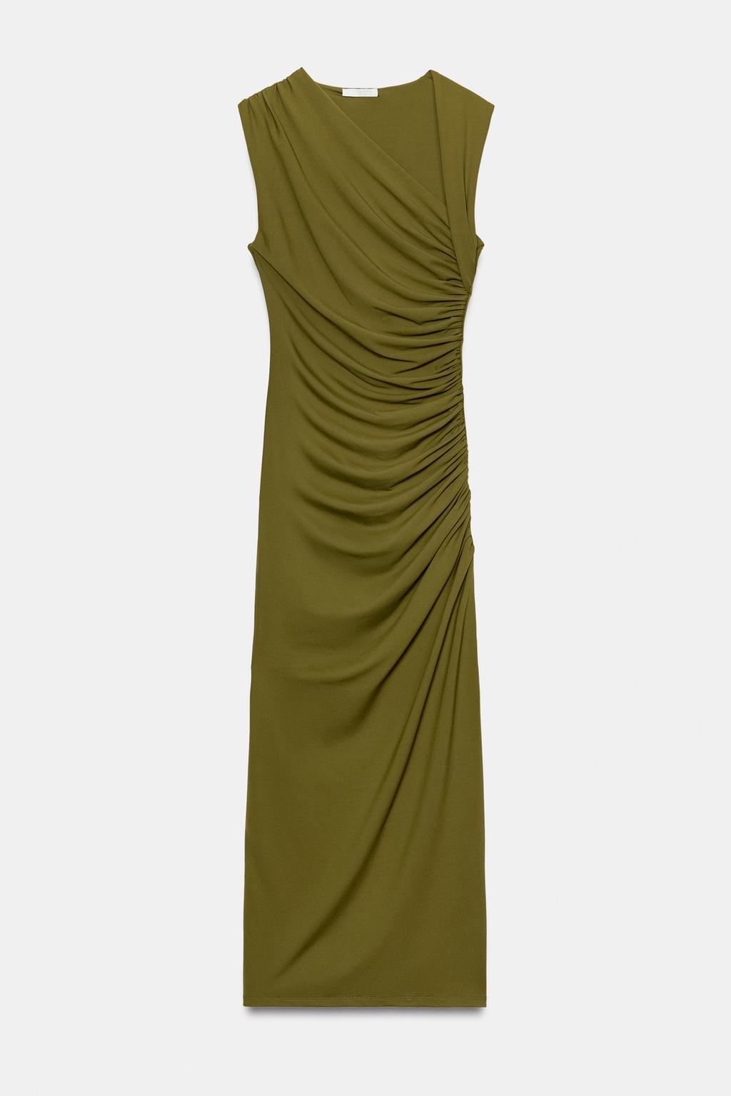 ПЛАТЬЕ МИДИ СО СБОРКАМИ