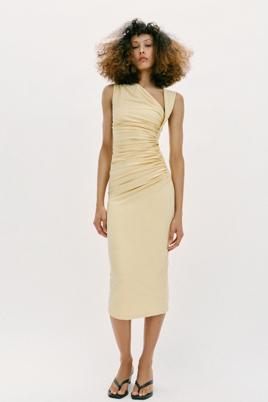 ПЛАТЬЕ МИДИ СО СБОРКАМИ