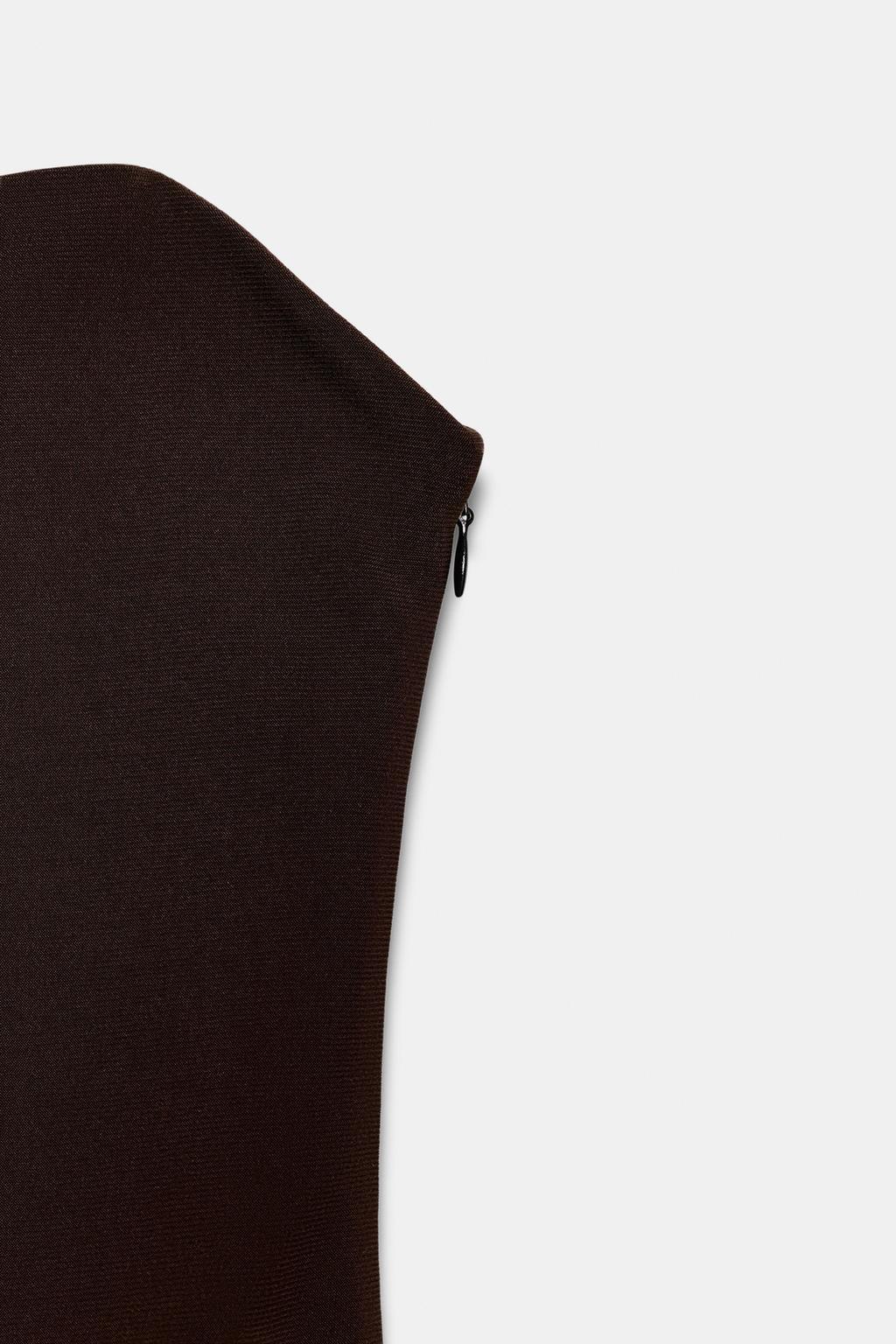 ПЛАТЬЕ БЕЗ БРЕТЕЛЕК В ГОРОШЕК