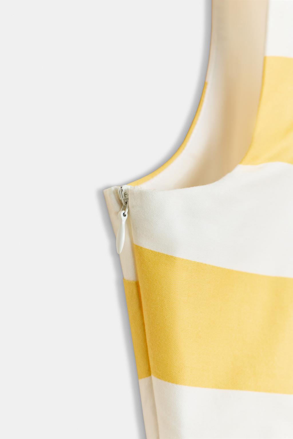 ПЛАТЬЕ МИДИ В ПОЛОСКУ С РЕМНЕМ