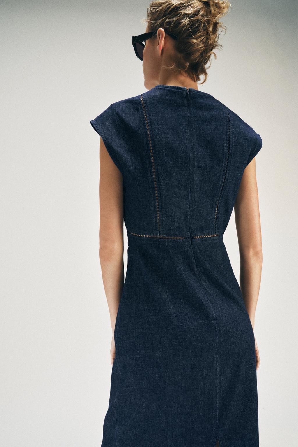 ПЛАТЬЕ МИДИ С КРУЖЕВНОЙ ОТДЕЛКОЙ