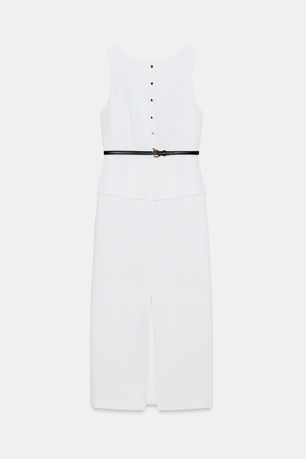 ПЛАТЬЕ МИДИ С ПОЯСОМ