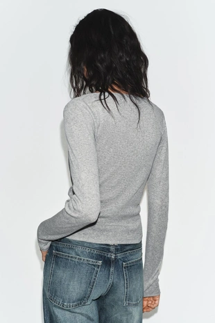 Кардиган с комбинированным кружевным топом