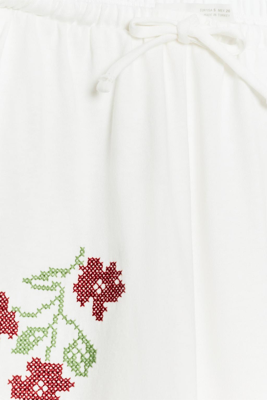 ДЛИННЫЕ БРЮКИ С ВЫШИВКОЙ