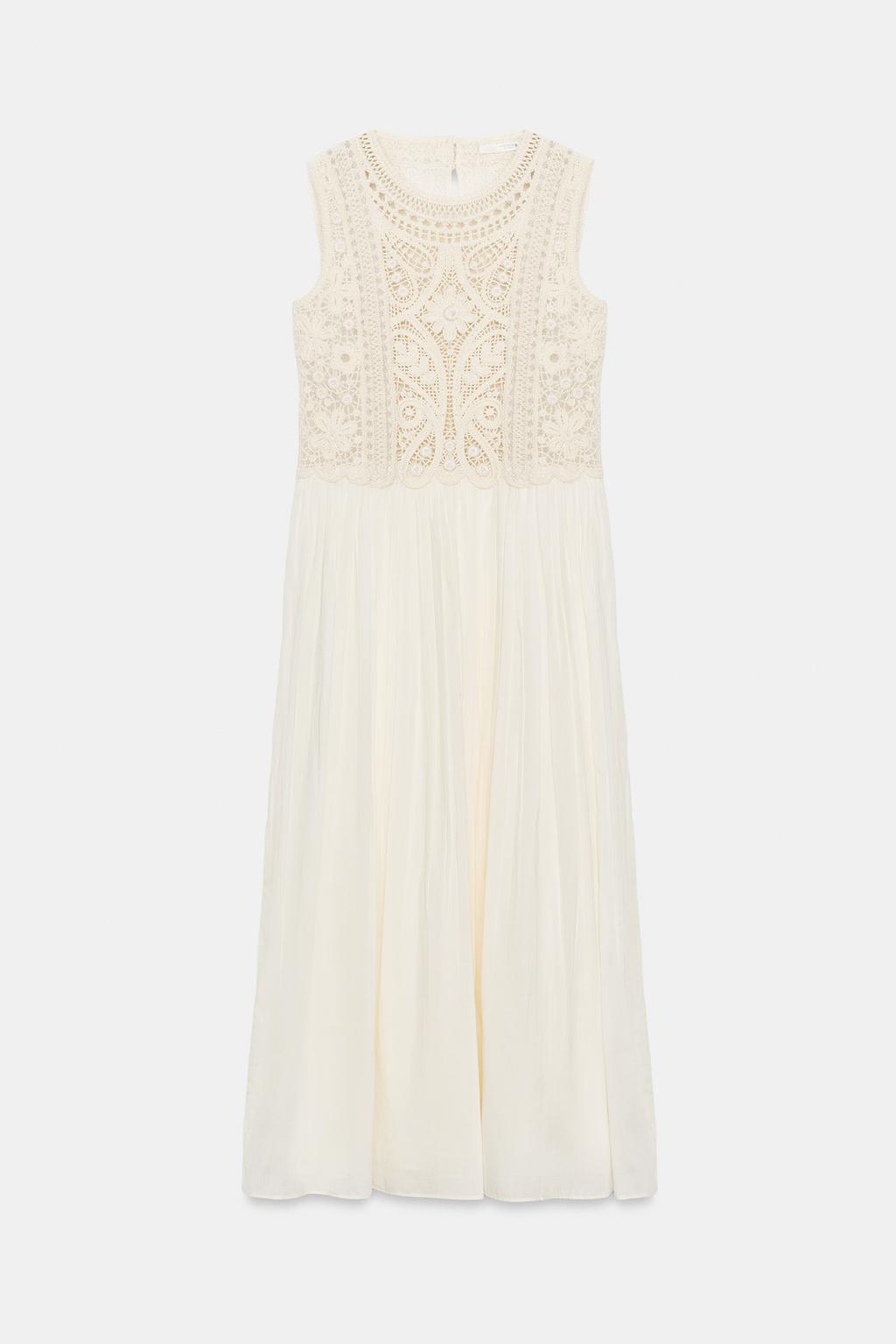 ПЛАТЬЕ МИДИ С ВЫШИВКОЙ — ZW COLLECTION