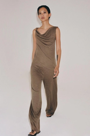 Брюки прямого кроя в стиле рустик- Заказать в России