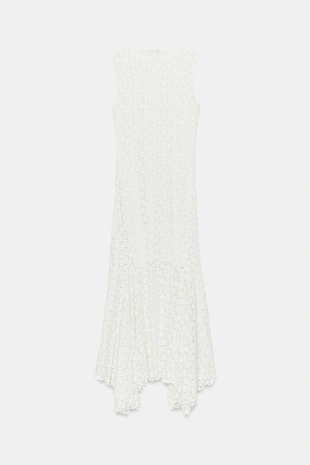 Длинное кружевное платье- Заказать в России