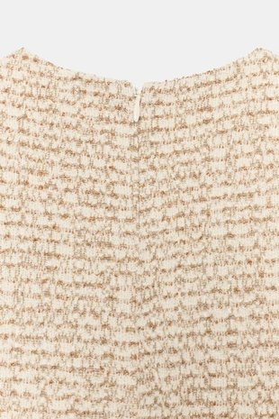 Платье миди из рельефной ткани- Заказать в России