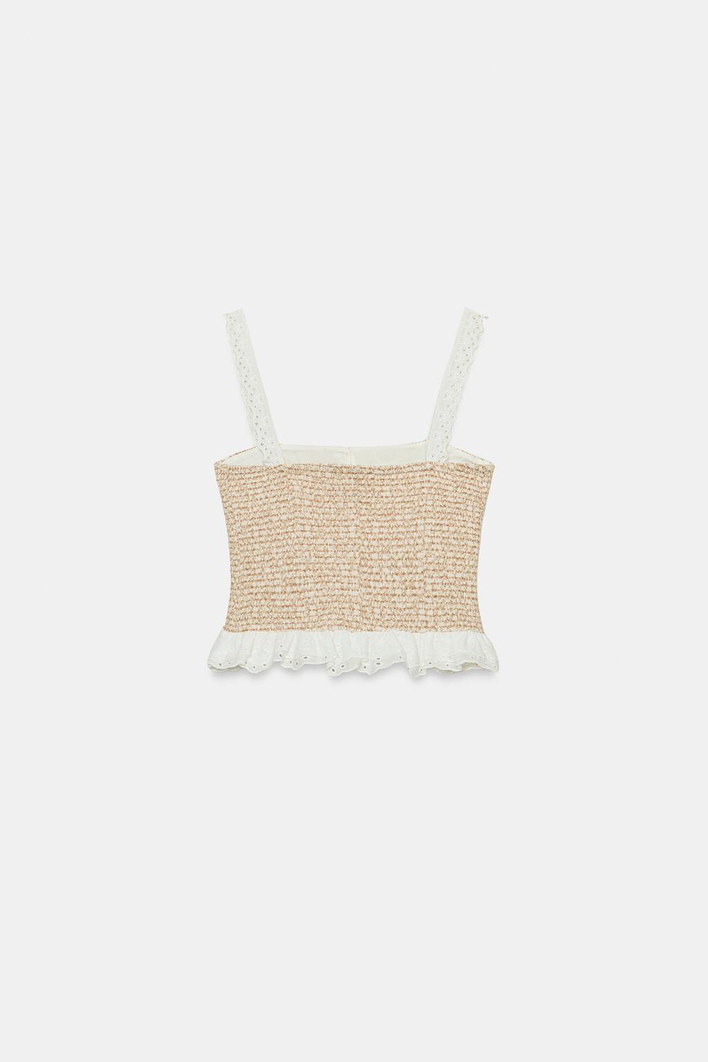 КОМБИНИРОВАННЫЙ ТОП РЕЛЬЕФНОЙ ФАКТУРЫ