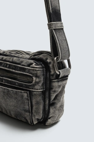 Денимовая сумка с эффектом потертости- Заказать в России