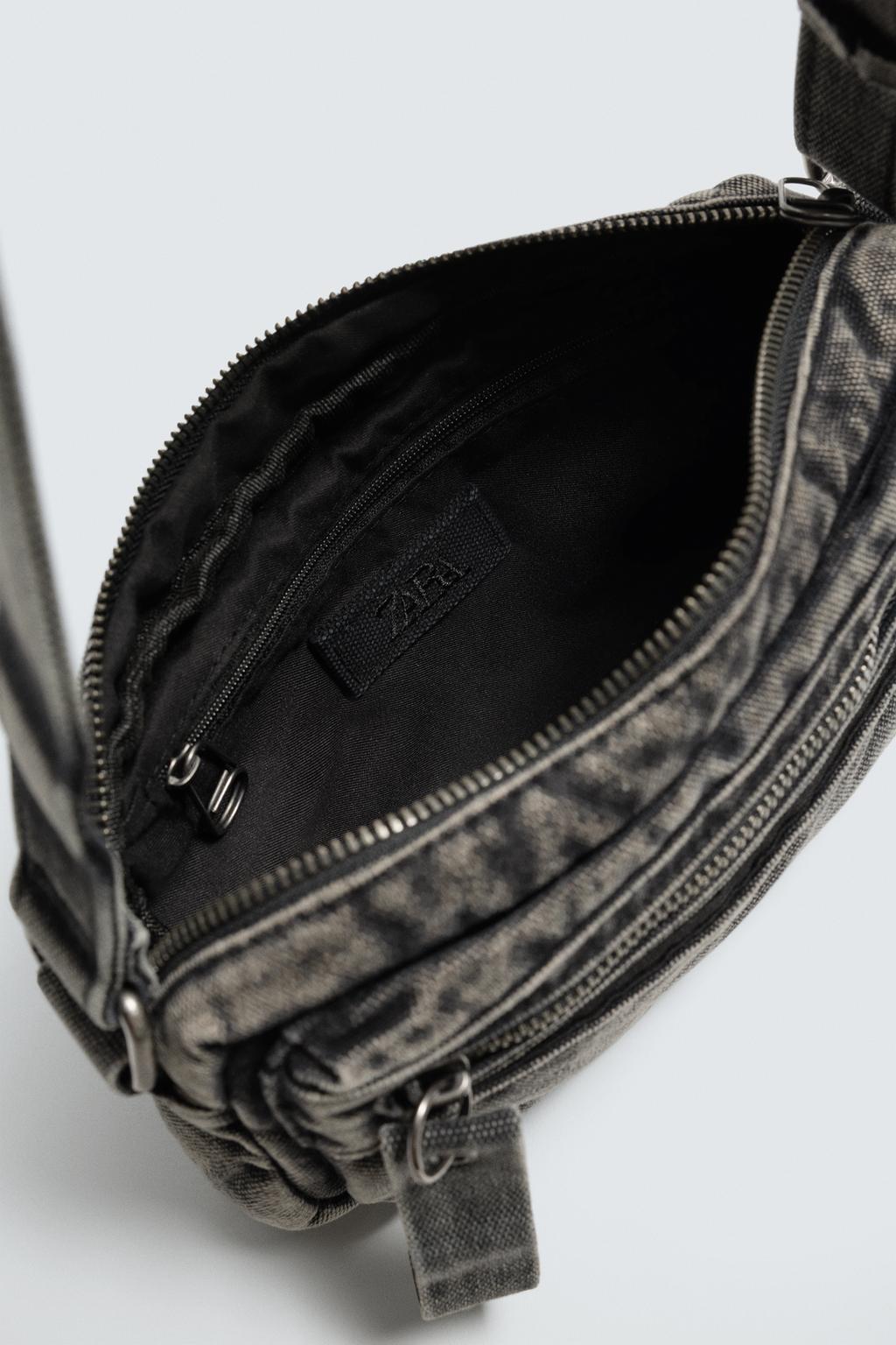 ДЕНИМОВАЯ СУМКА С ЭФФЕКТОМ ПОТЕРТОСТИ