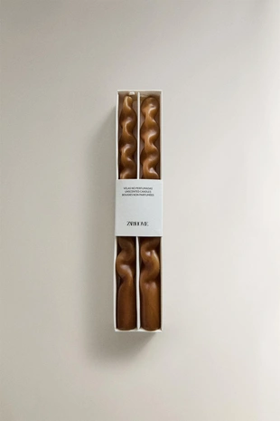 Набор скульптурных декоративных свечей (набор из 2 штук)- Заказать в России