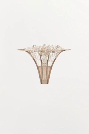 Купить Zara Кружевные трусы-танга