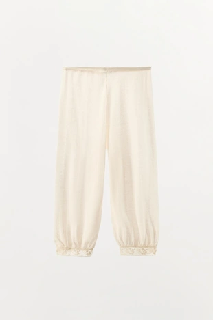 Купить Zara Шорты из тонкого трикотажа с кружевом