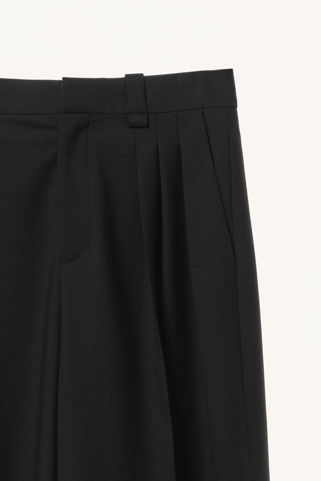 Брюки из шерстяной смеси с защипами willy chavarria x zara