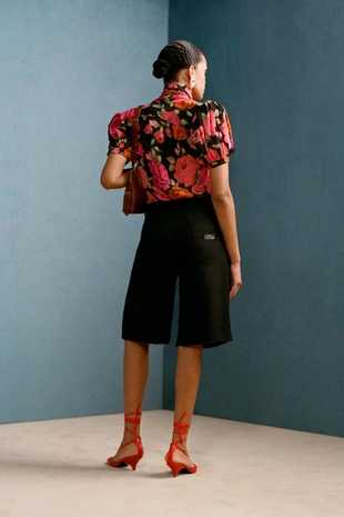 Блузка с цветочными кокетками willy chavarria x zara- Заказать в России