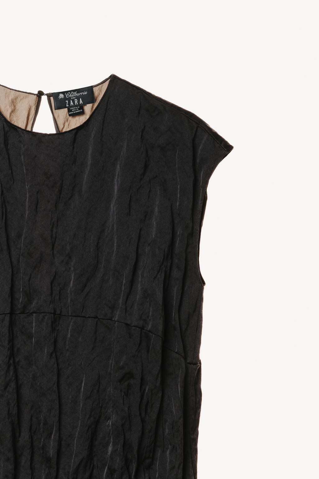 Миди-платье с морщинами willy chavarria x zara