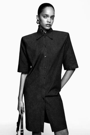 Платье-рубашка с налокотниками willy chavarria x zara- Заказать в России