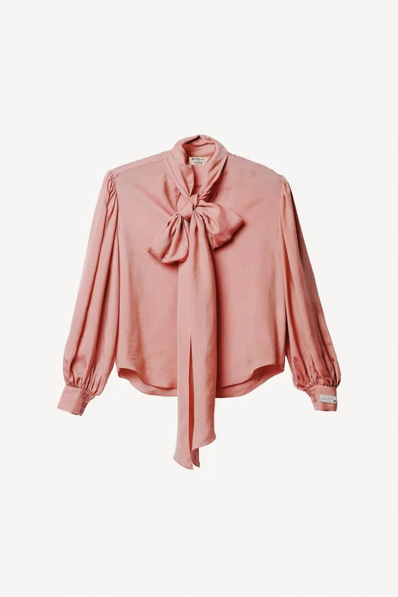 Блуза с галстуком willy chavarria x zara