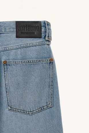 Джинсы с широкими брючинами на средней посадке willy chavarria x zara- Заказать в России