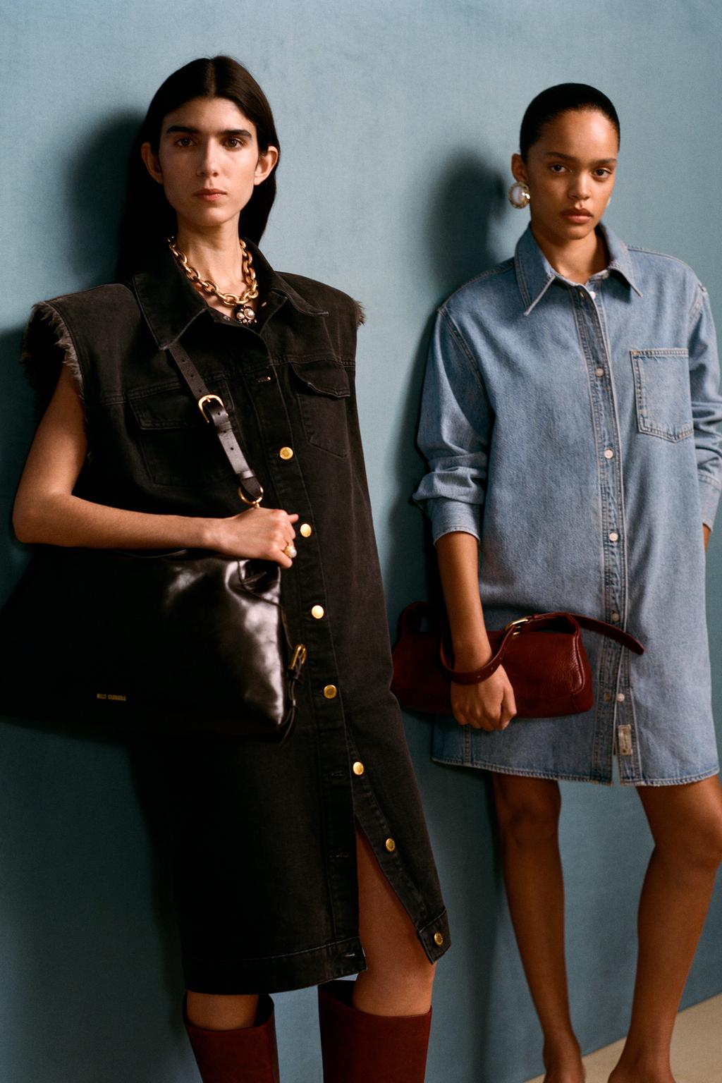 Джинсовое платье без рукавов willy chavarria x zara