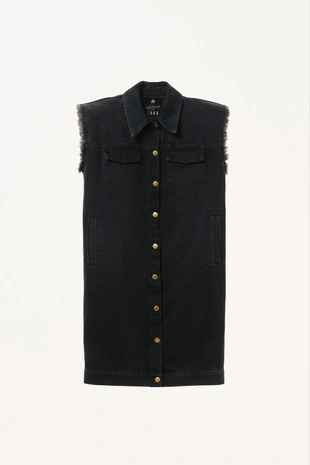 Джинсовое платье без рукавов willy chavarria x zara- Заказать в России