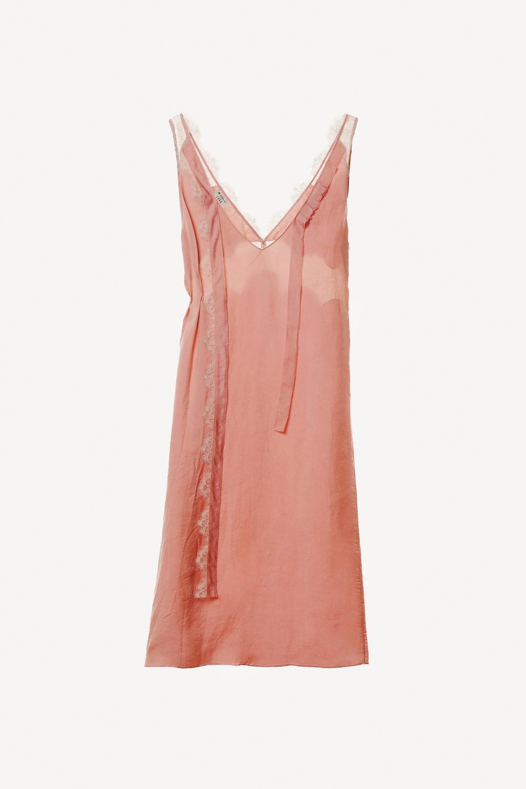 Платье-майка с кружевом willy chavarria x zara